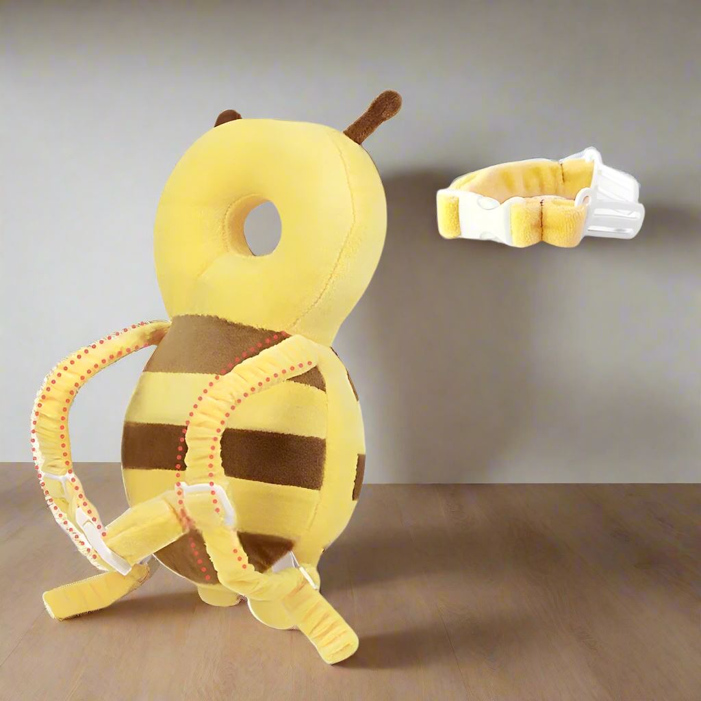 Coussin Bébé - BabyHeadBackProtector™ - Jaune - Bebe calins