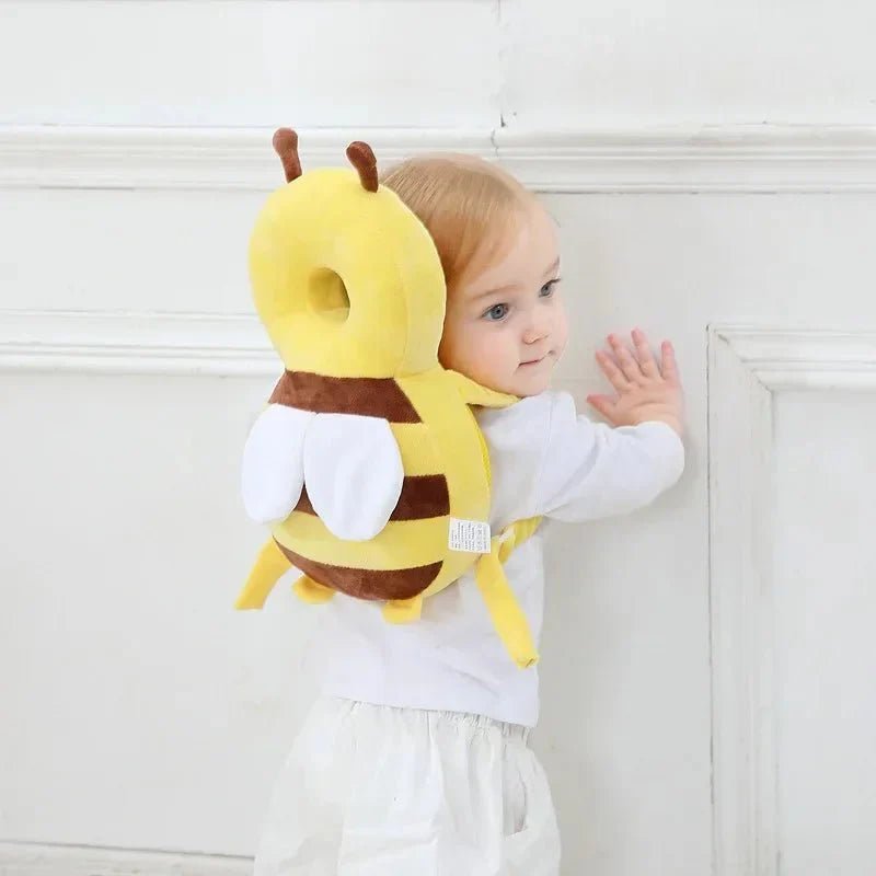 Coussin Bébé - BabyHeadBackProtector™ - Jaune - Bebe calins