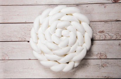 tresse de lit blanc - tour de lit bebe ™