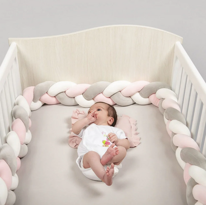 tresse de lit rose - toure de lit bebe ™