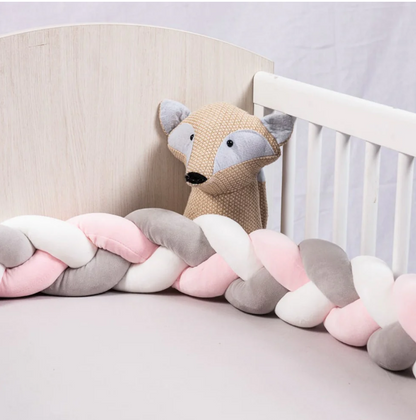 tresse de lit rose - toure de lit bebe ™